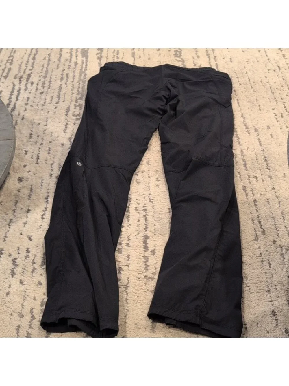 Lululemon Run: Dog Runner Pant Black / Heathered Grey